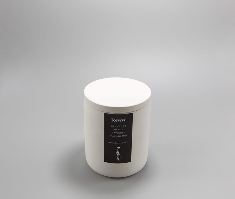 Revive / Driftwood + Myrtle + Lavender + Frankincense Concrete Candle